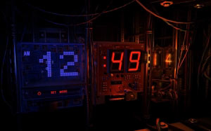 clock, retro clock, led clock, electronic